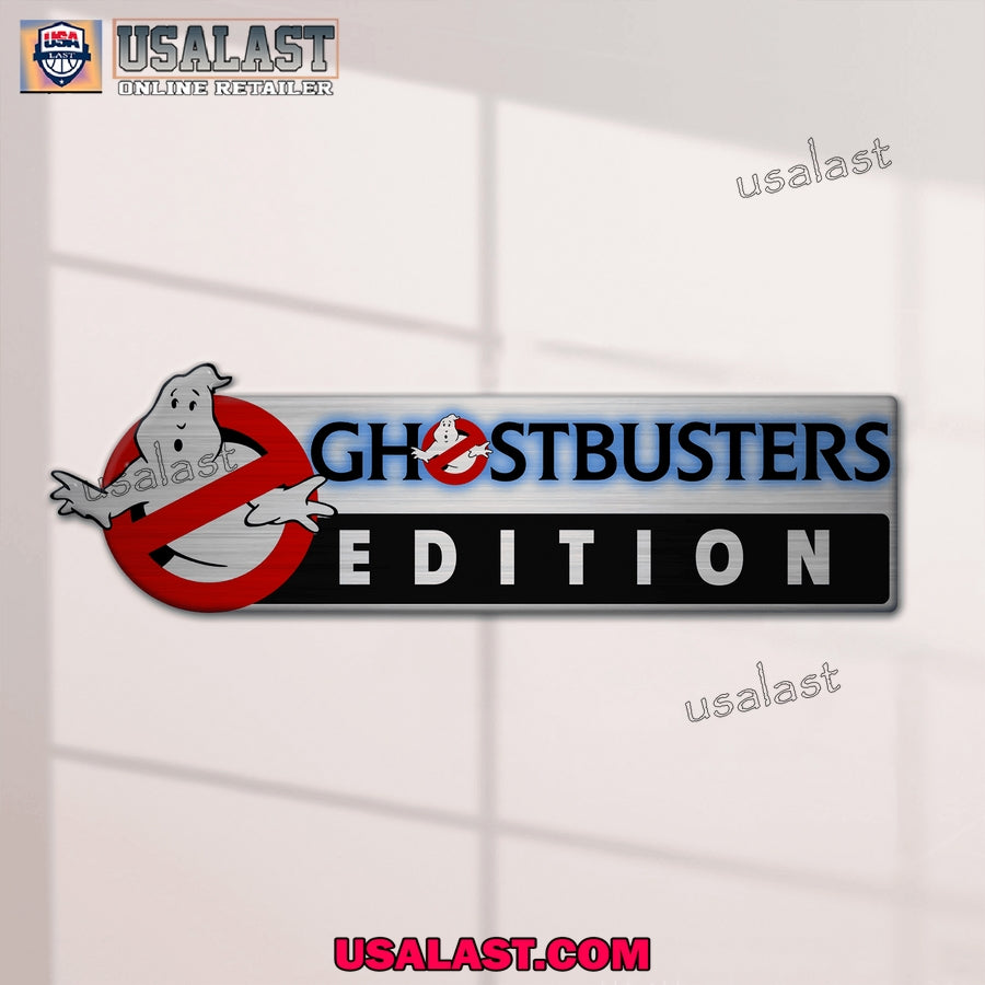 Ghostbusters Edition Laser Engraved Car Name Badge
