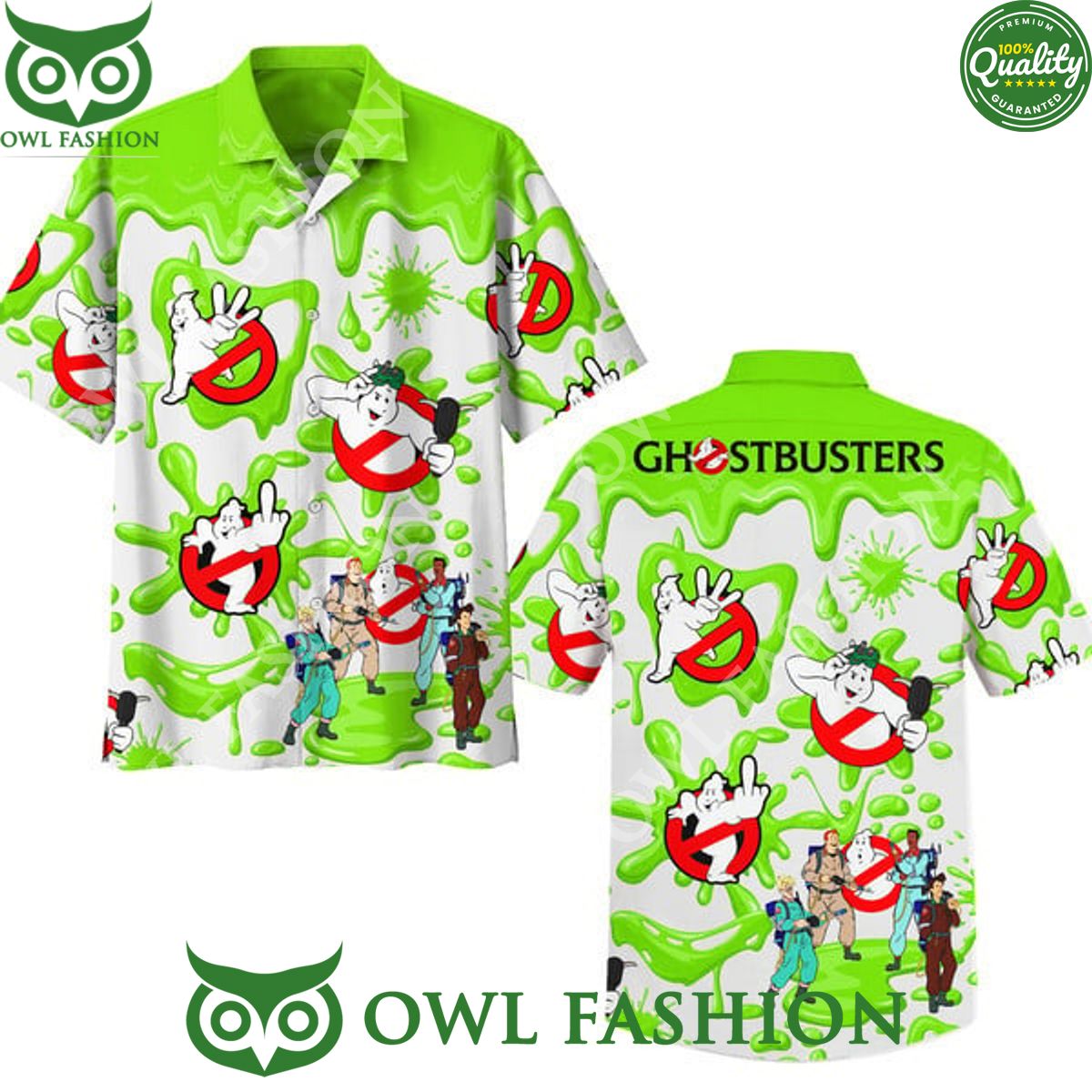 Ghostbusters Frozen Empire 2024 spirits unleashed hawaiian shirt