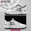 Gift For Weed Lovers Black And White AF1 Sneakers