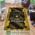 Gift US Army Military Veteran Rugs for Living Room Custom Your Name Carpet Bedroom