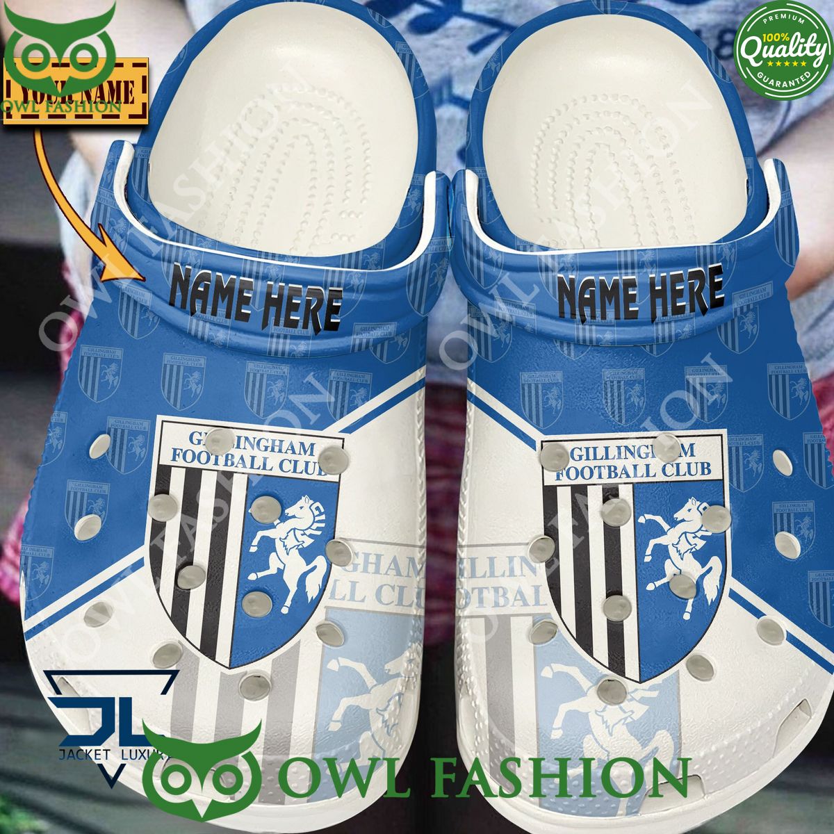 Gillingham EFL Custom Name Football Club Croc