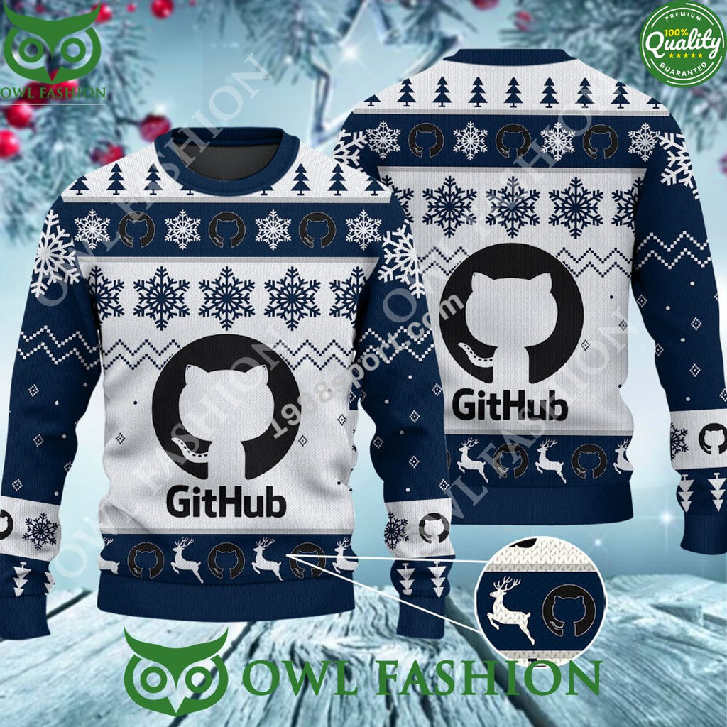 Github New Ugly Sweater Jumper