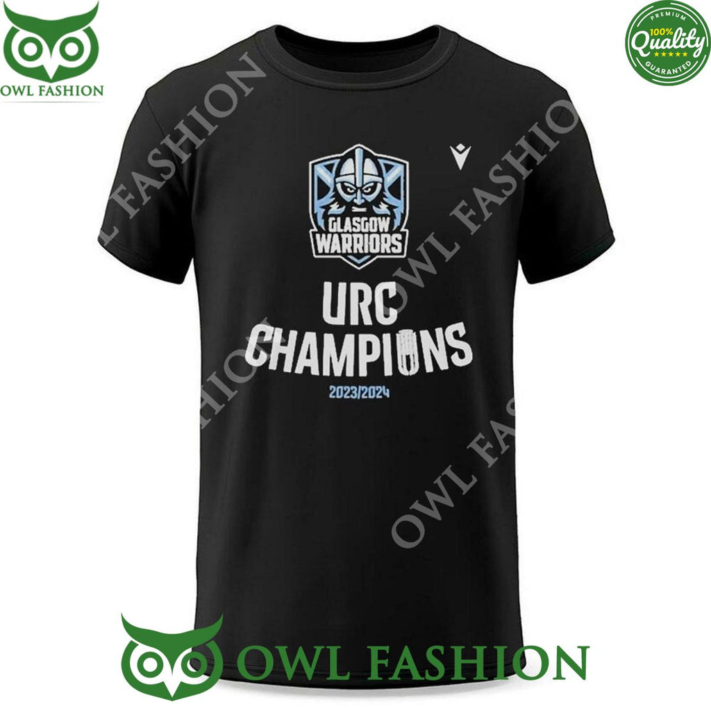Glasgow Warriors 2023 2024 Urc Champions Limited Tshirt