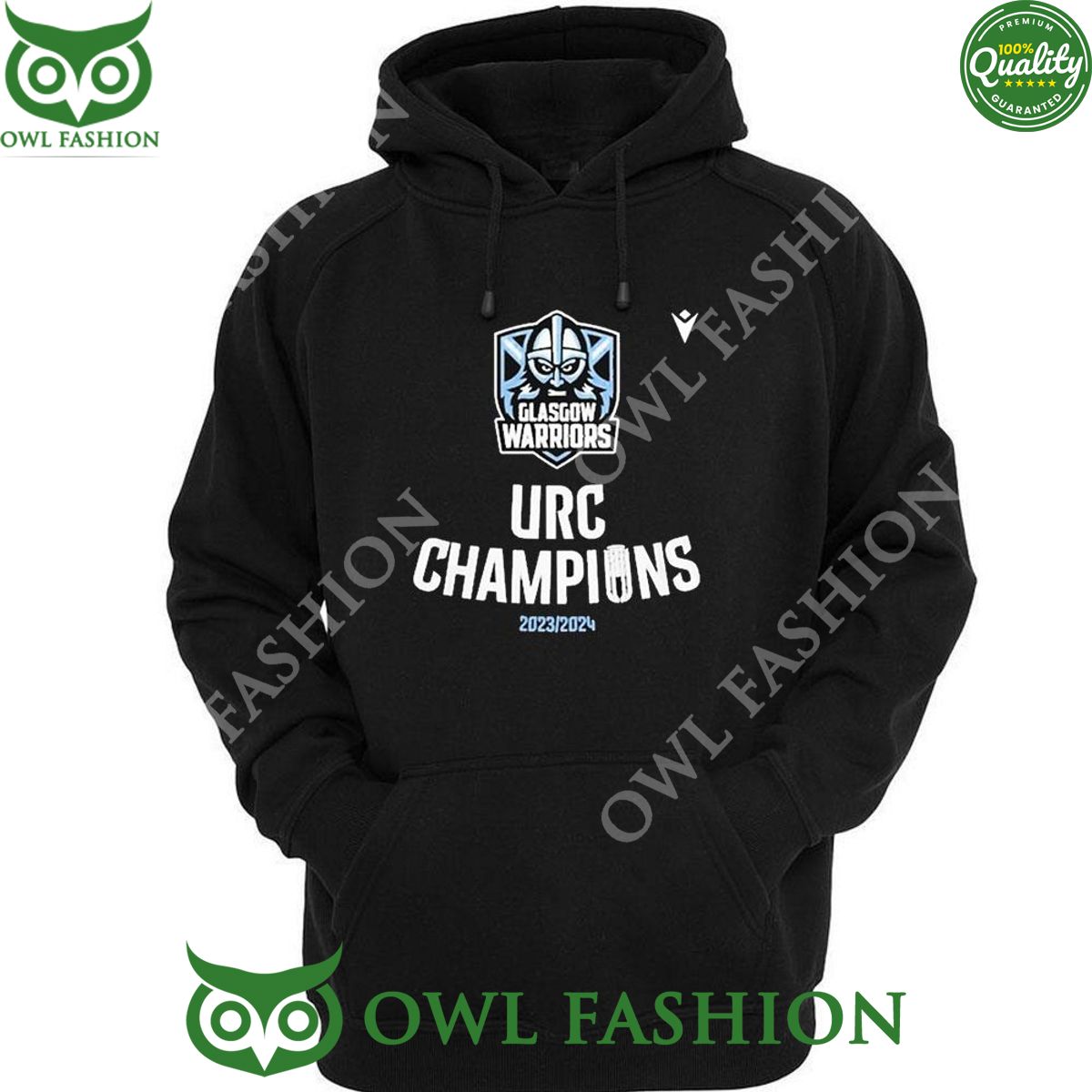 Glasgow Warriors 2023 2024 Urc Champions Limited Tshirt