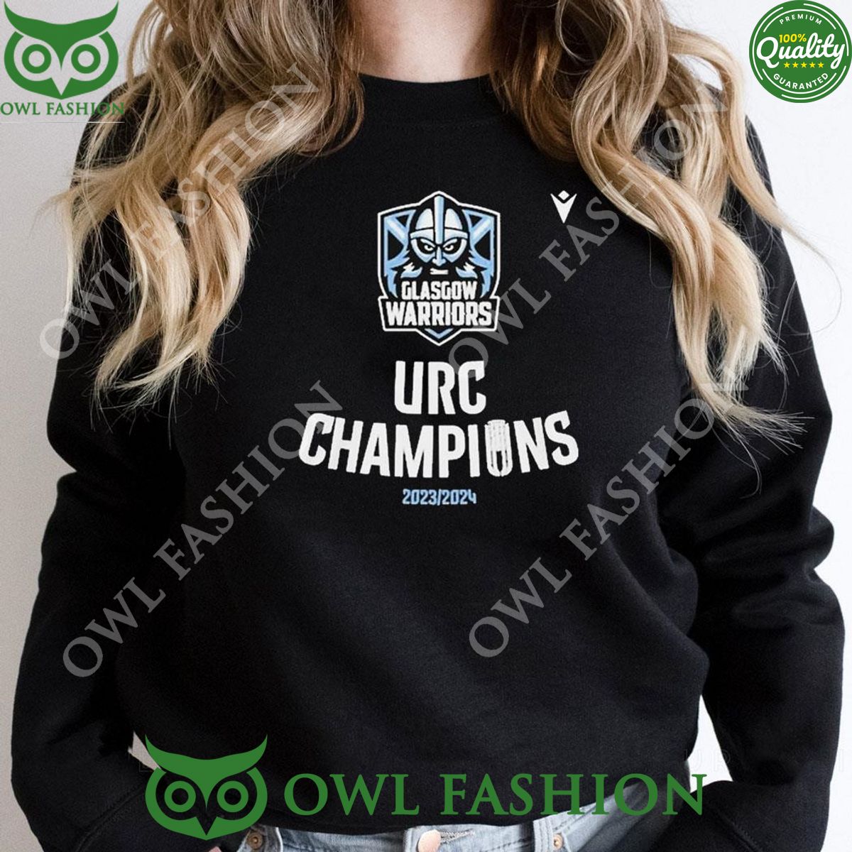 Glasgow Warriors 2023 2024 Urc Champions Limited Tshirt