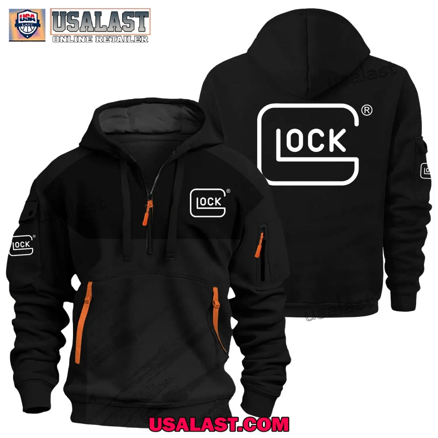 Glock Gun Brand Heavy Zip Hoodie