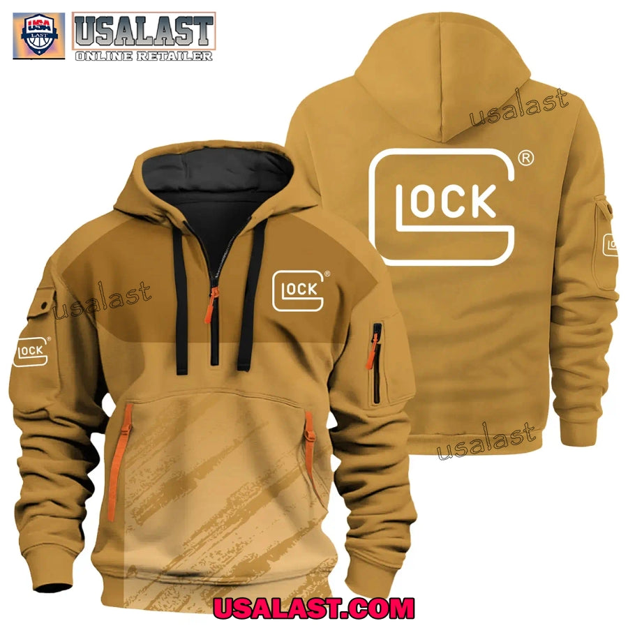 Glock Gun Brand Heavy Zip Hoodie