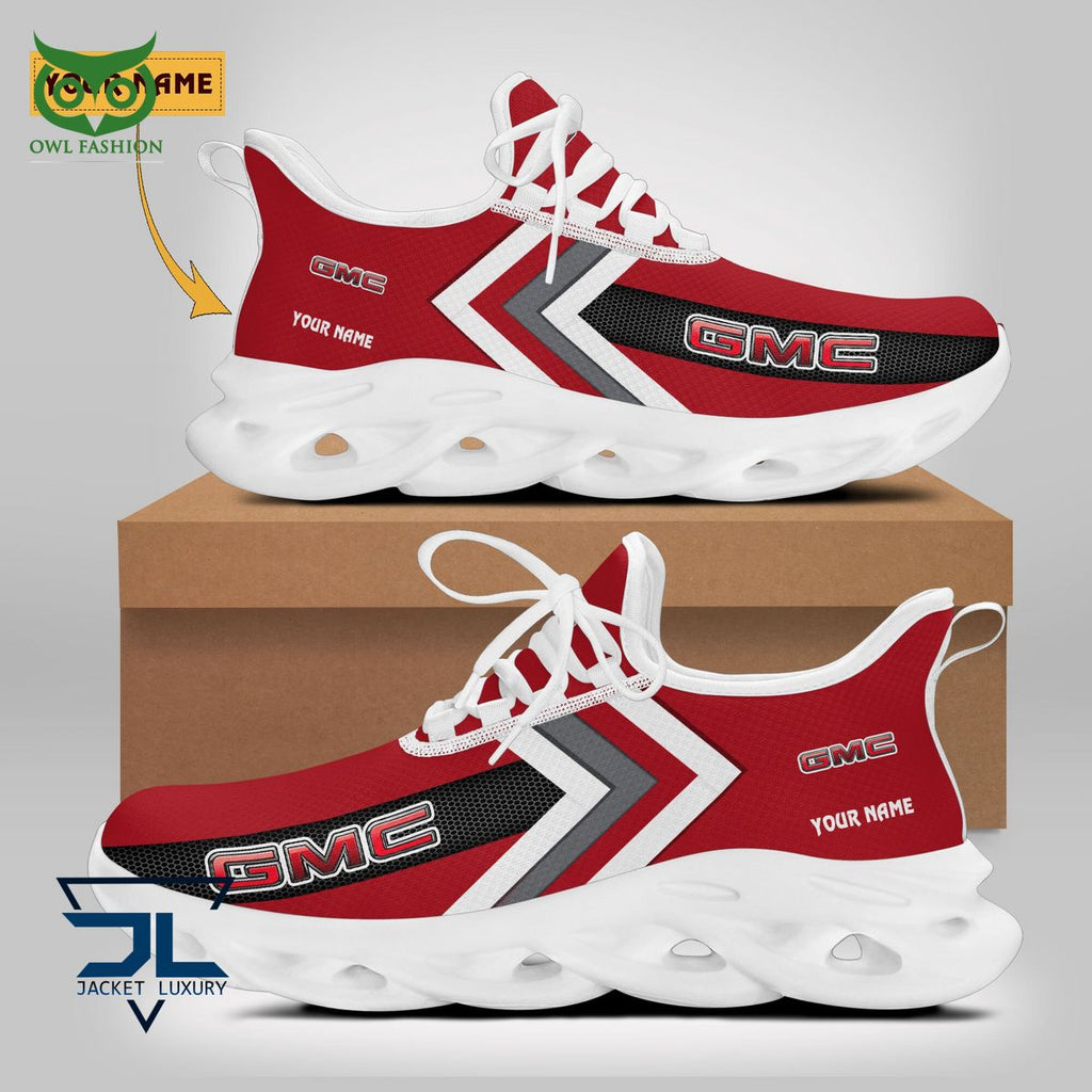 GMC Car Brand Logo Customized Max Soul Shoes