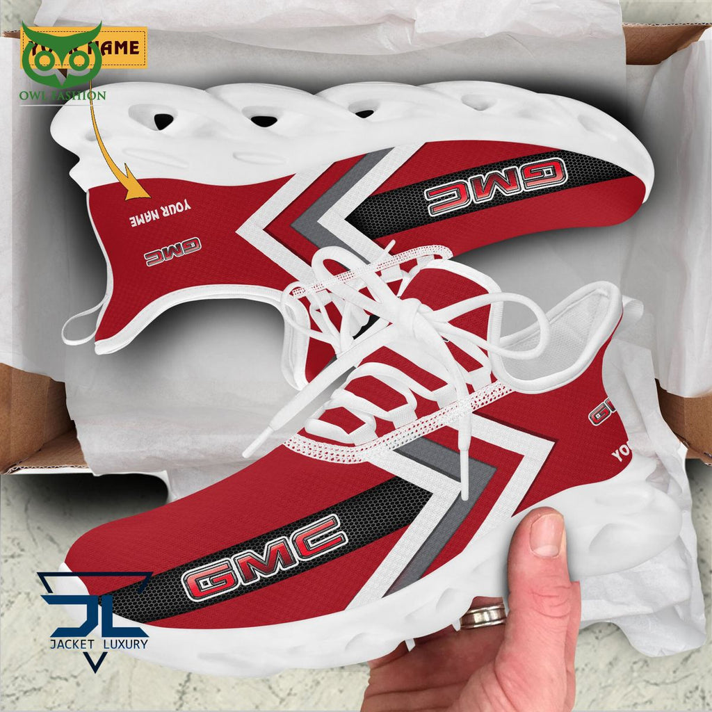 GMC Car Brand Logo Customized Max Soul Shoes