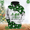 Gnomes St Patrick’s Day Symbols 3D Hoodie and Legging