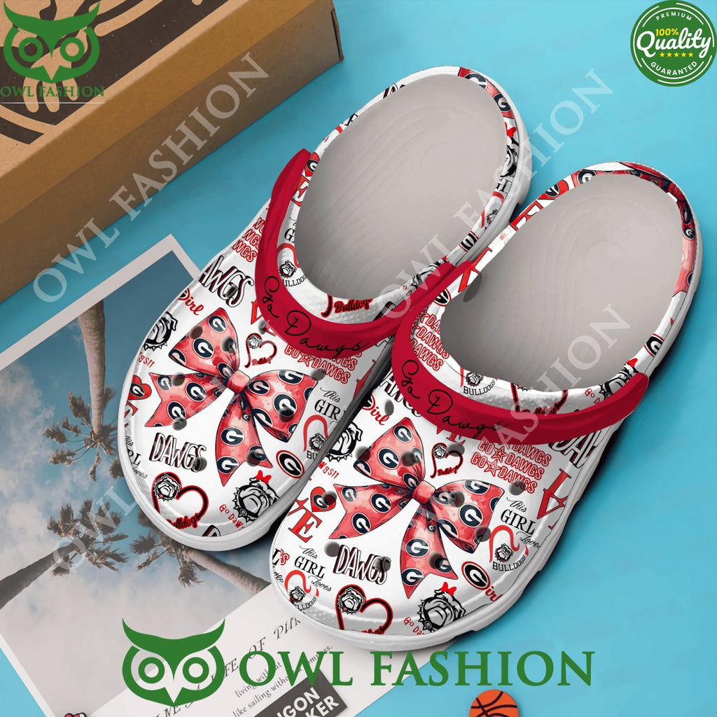 Go Dawgs Girl Georgia Bulldogs football crocs