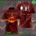 Godsmack Special Guests Nothing More and Flatback 3D t Shirt