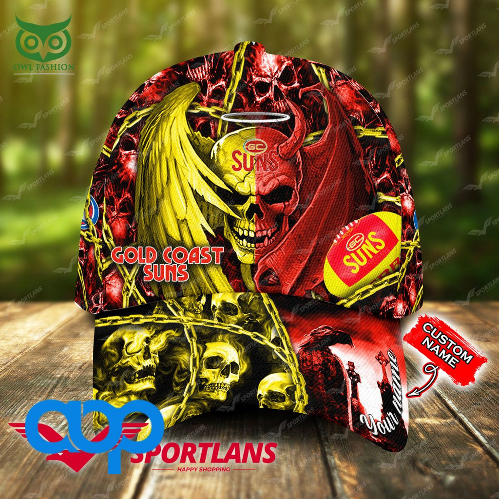 Gold Coast Football Club AFL Personalized 3D Printed Cap