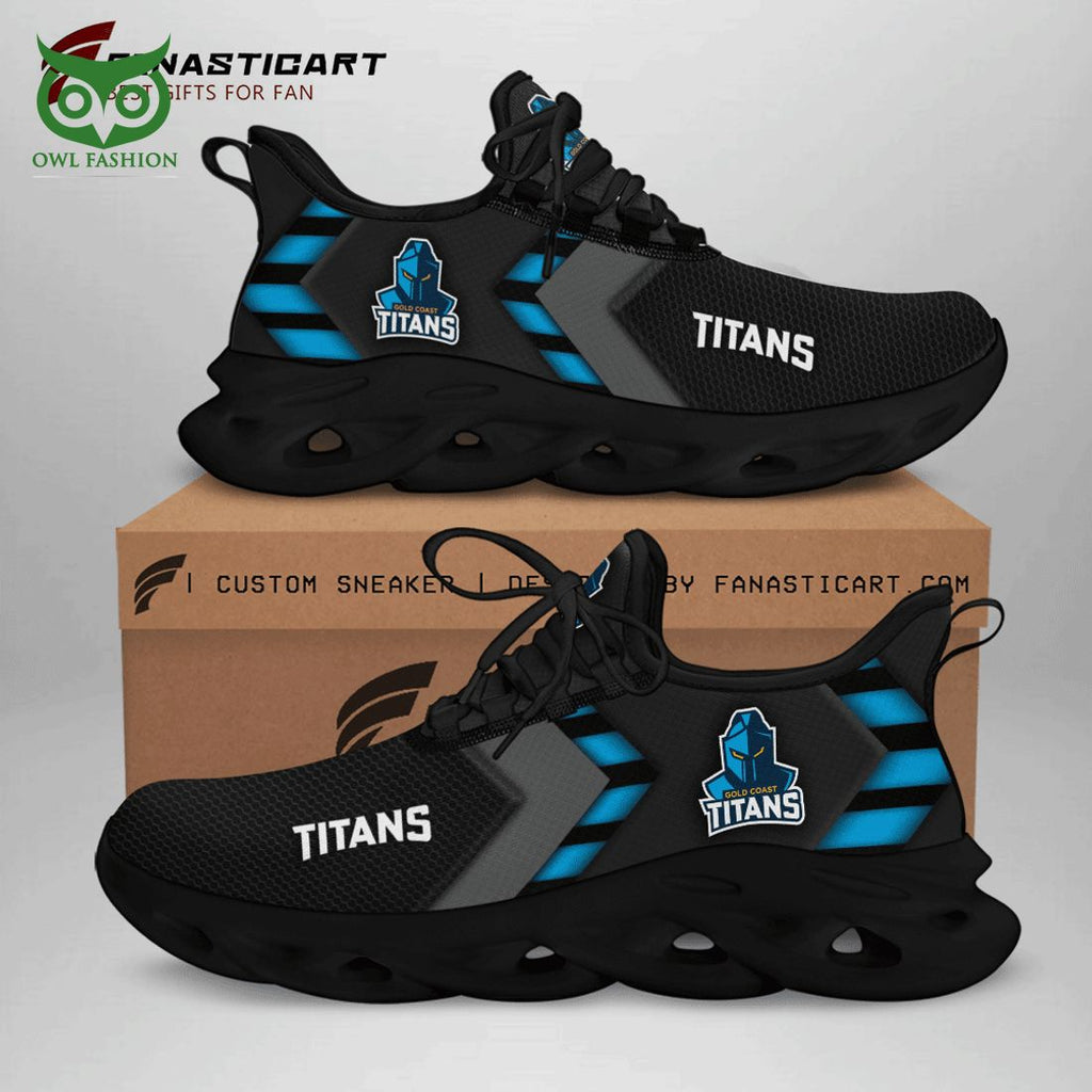 Gold Coast Titans NRL Max Soul Shoes