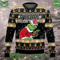Golden Knights Hockey Grinch Ugly Christmas Sweater Jumper