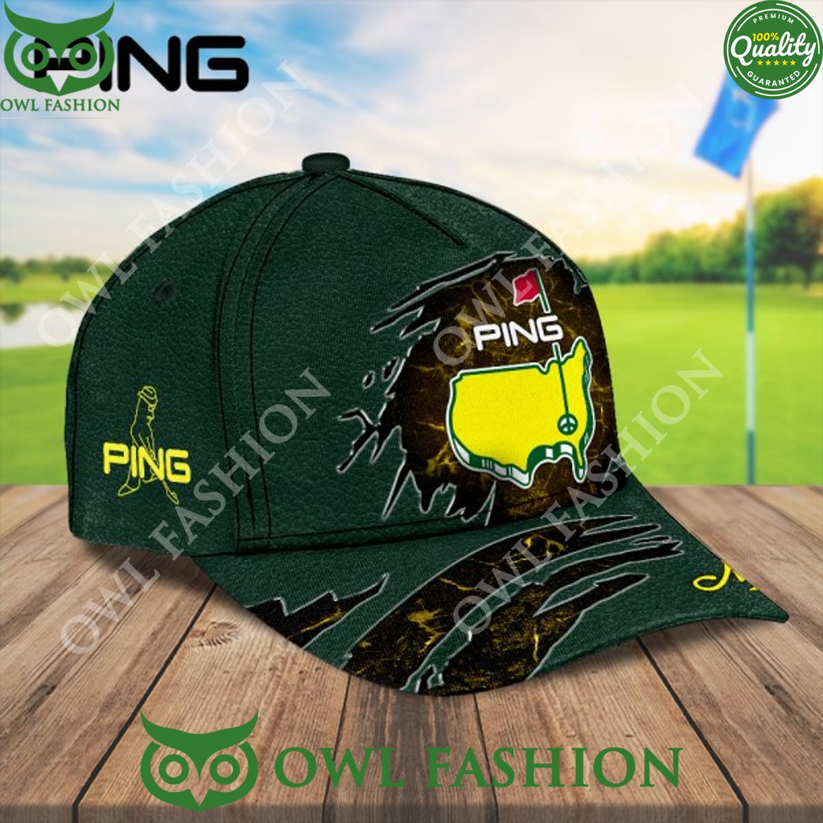 Golf Masters Tournament x PING Printed Green Classic Cap