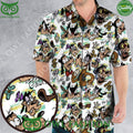 Goofy Cartoon Hu Yuck Faces hawaiian shirt