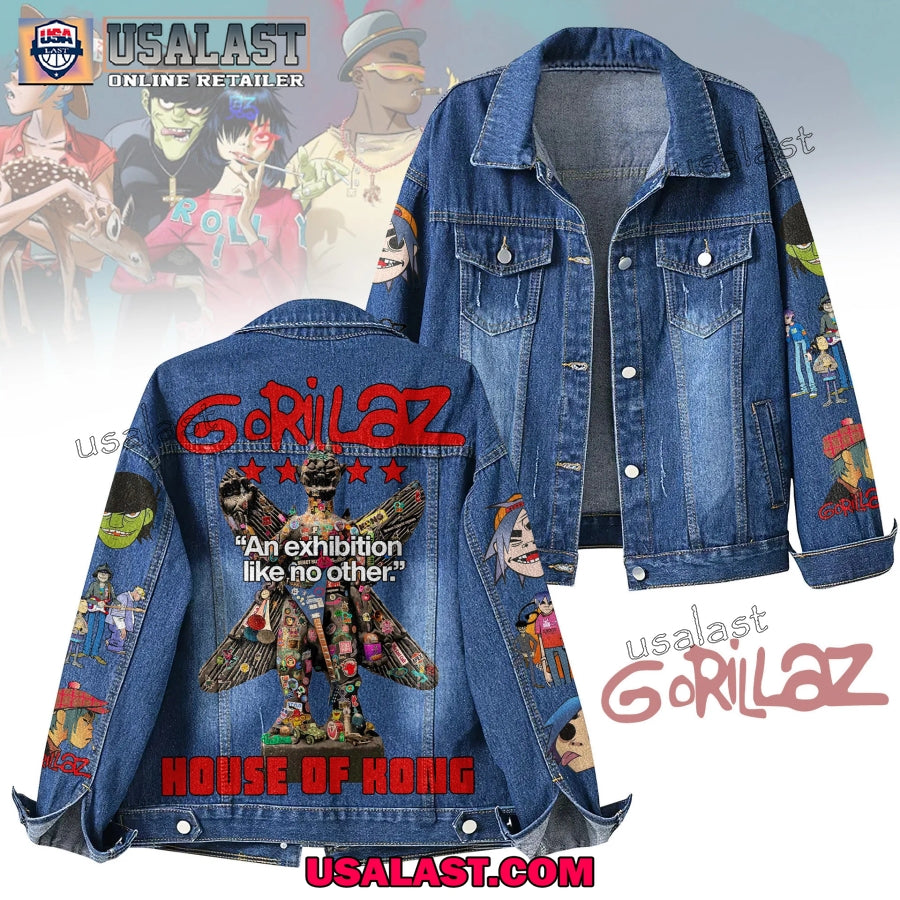 Gorillaz Band House Of Kong Denim Jacket