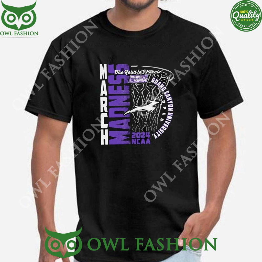 Grand Canyon University Lopes 2024 Ncaa March Madness The Road To Phoenix Shirt