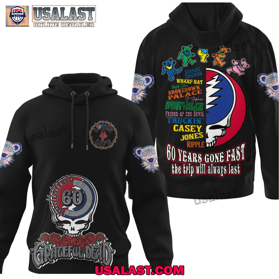 Grateful Dead 60 Years Gone Fast Memories 3D Shirt