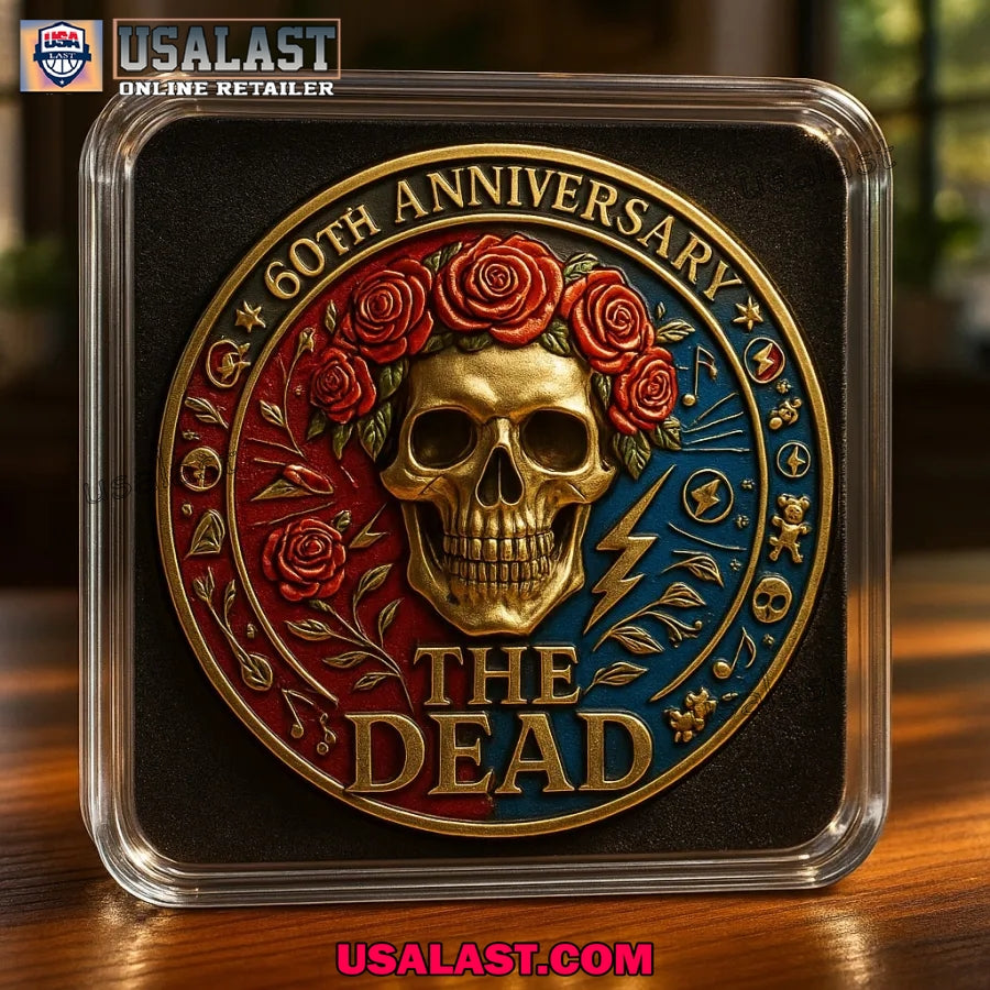Grateful Dead 60th Anniversary Commemorative Coin