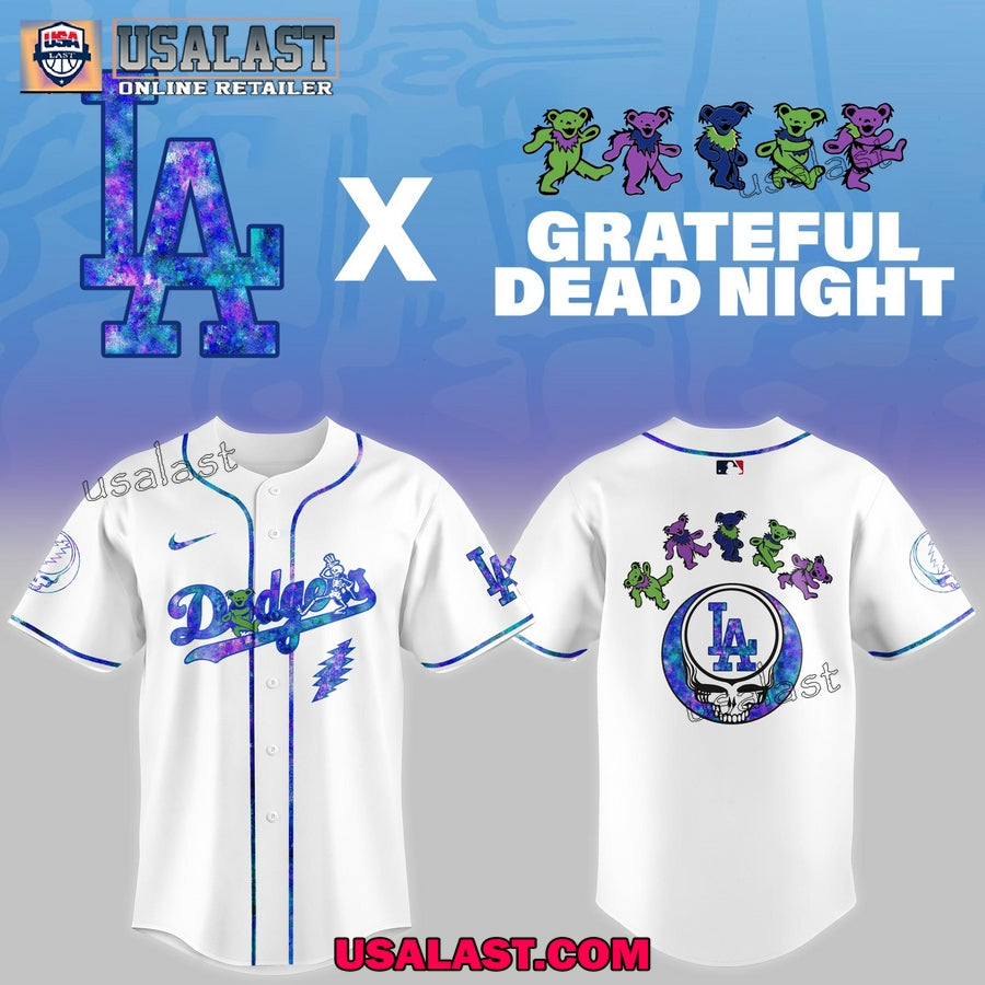 Grateful Dead Bear x MLB All Team Limited Edition Jersey Shirt