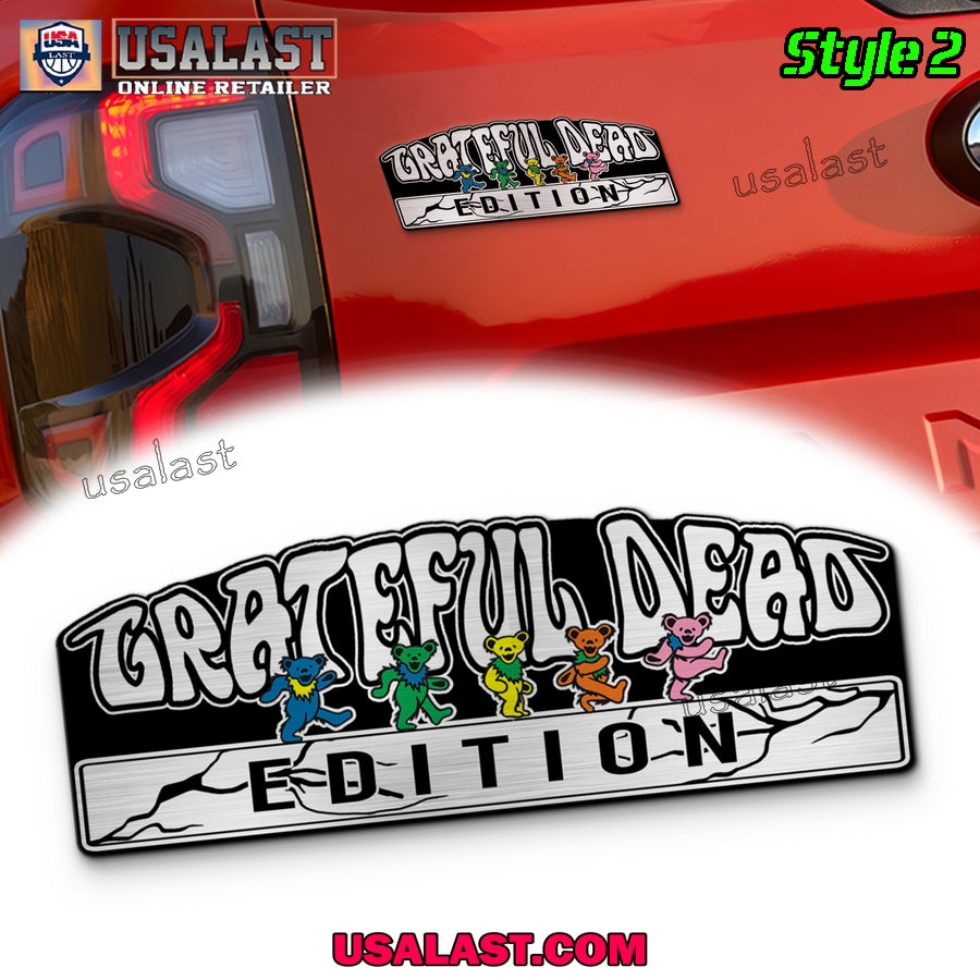 Grateful Dead Rock Edition 3D Engraved Car Emblem