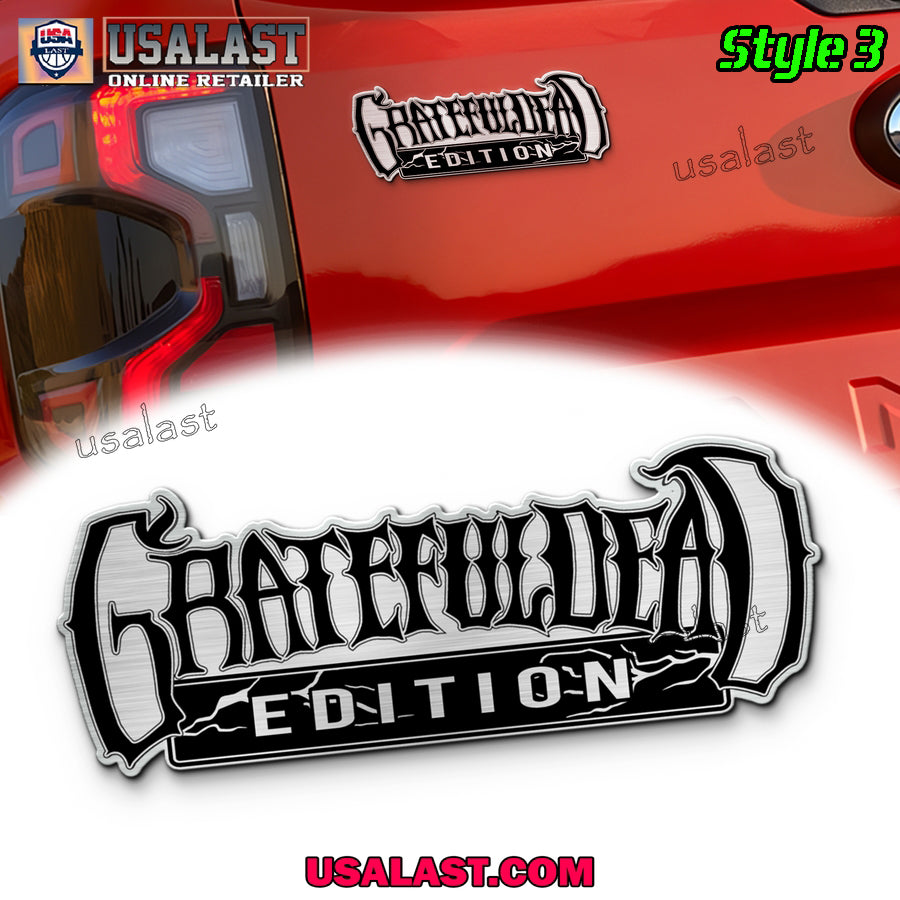 Grateful Dead Rock Edition 3D Engraved Car Emblem