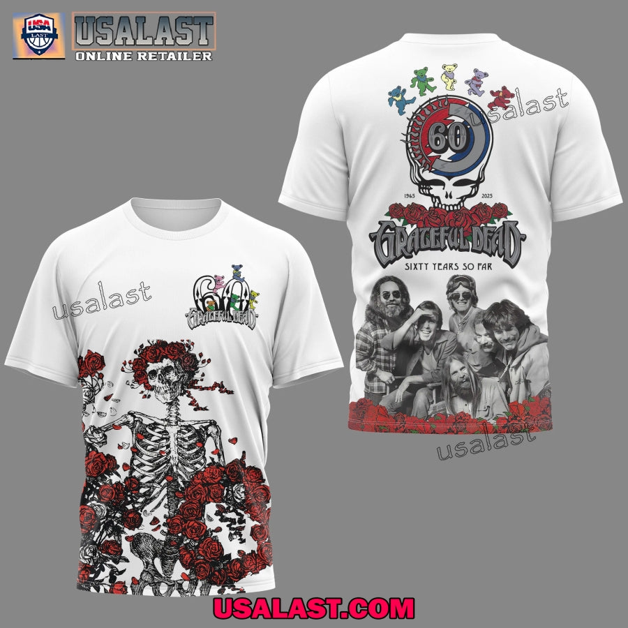 Grateful Dead Sixty Years So Far 3D T-Shirt, Hoodie
