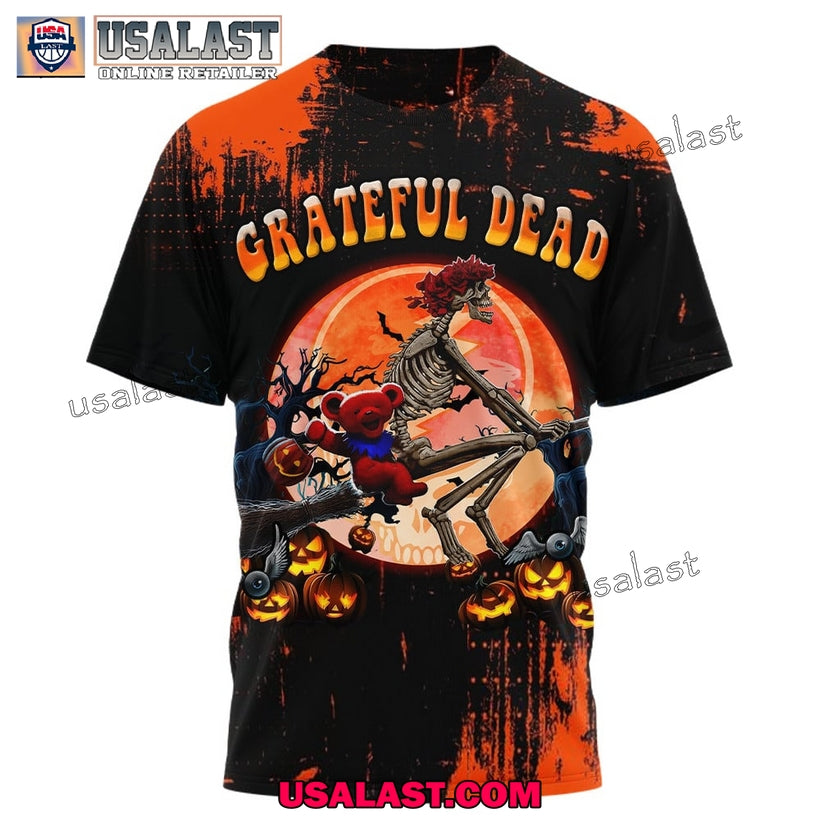 Gratefull Dead Just Waiting For Halloween 3D T-Shirt