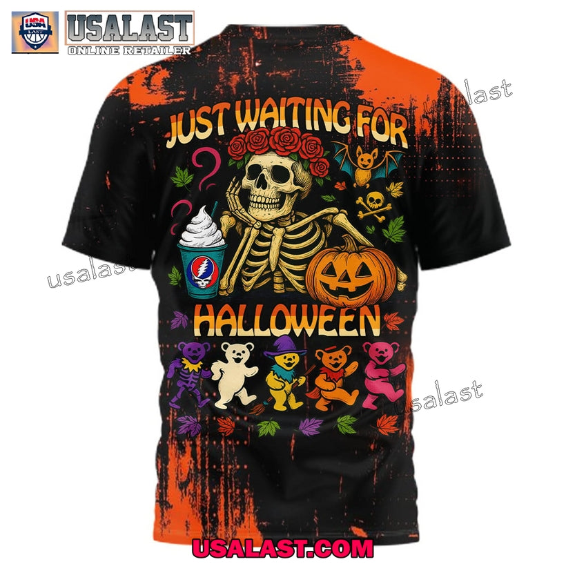 Gratefull Dead Just Waiting For Halloween 3D T-Shirt