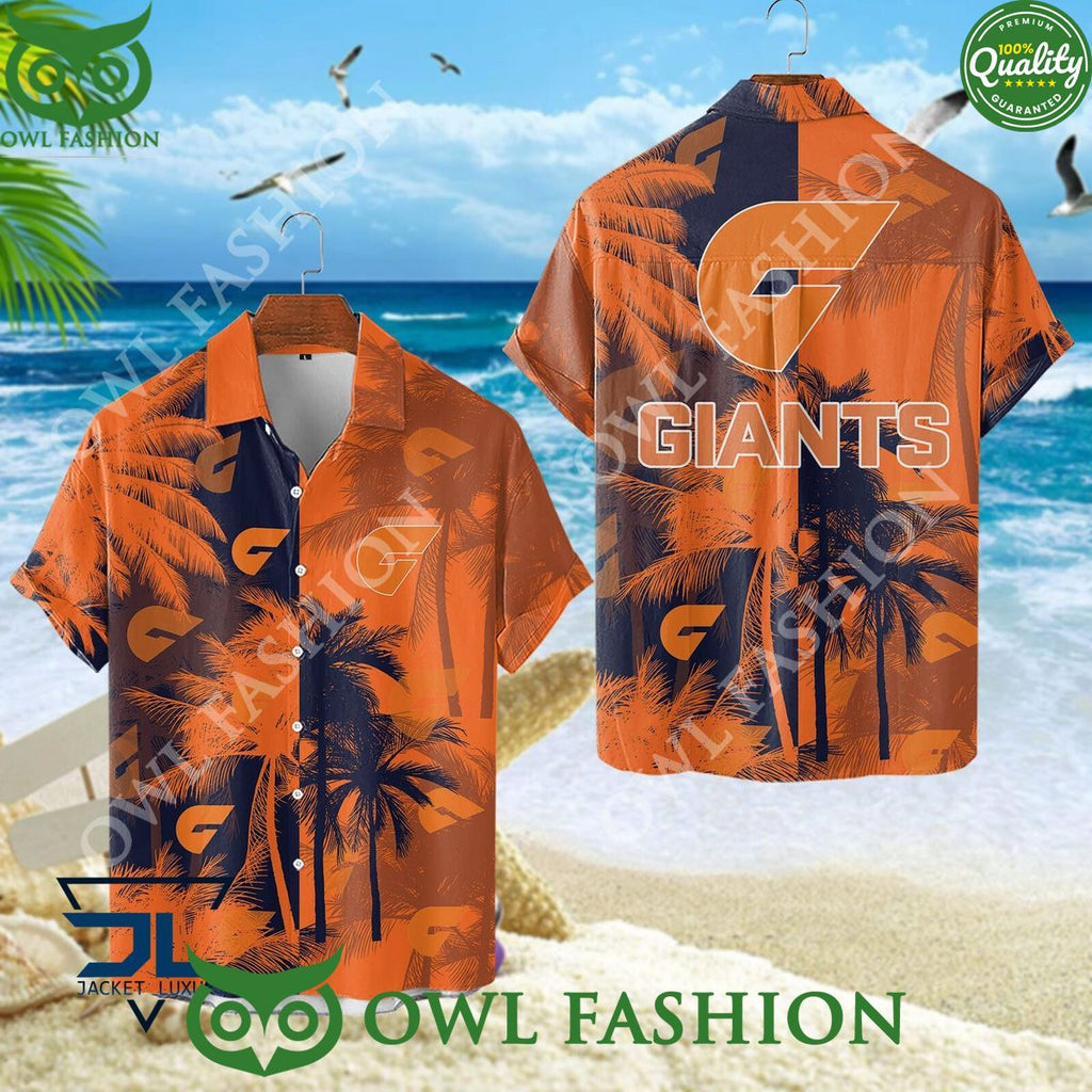 Greater Western Sydney Giants AFL Australian Hawaiian shirt and short