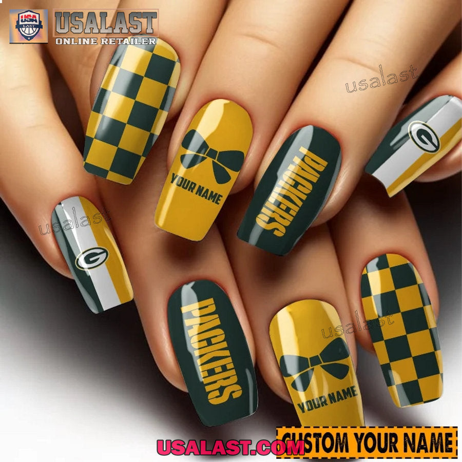 Green Bay Packers Women Custom Nails Set