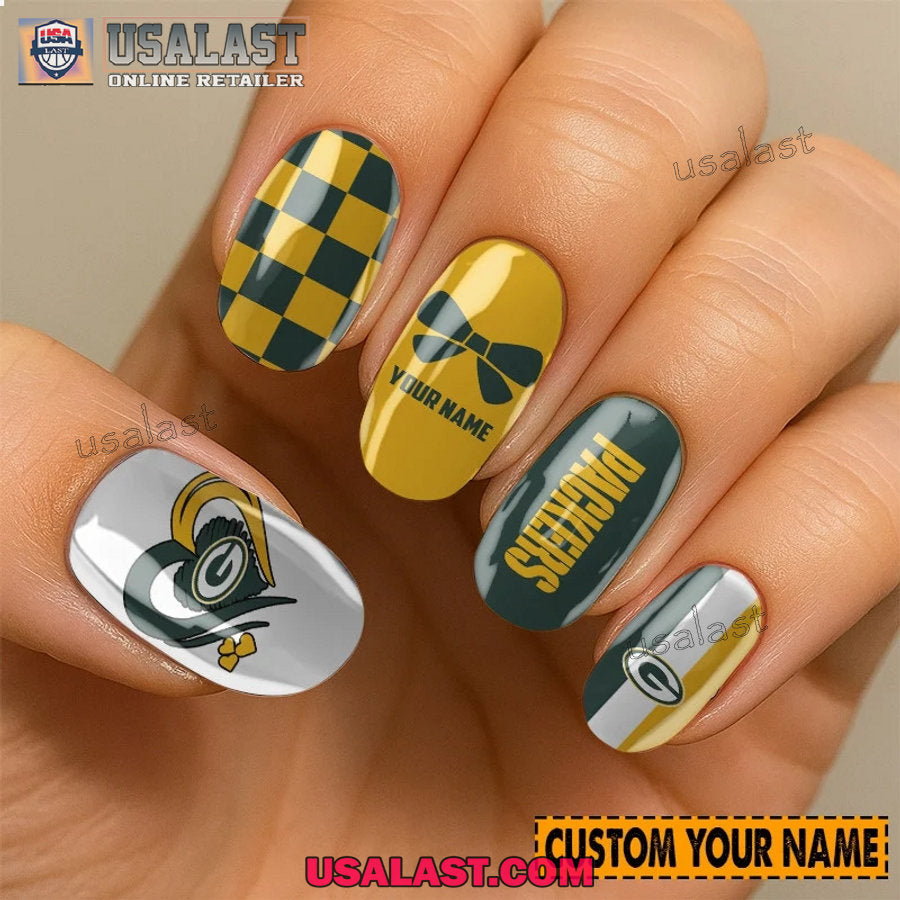 Green Bay Packers Women Custom Nails Set