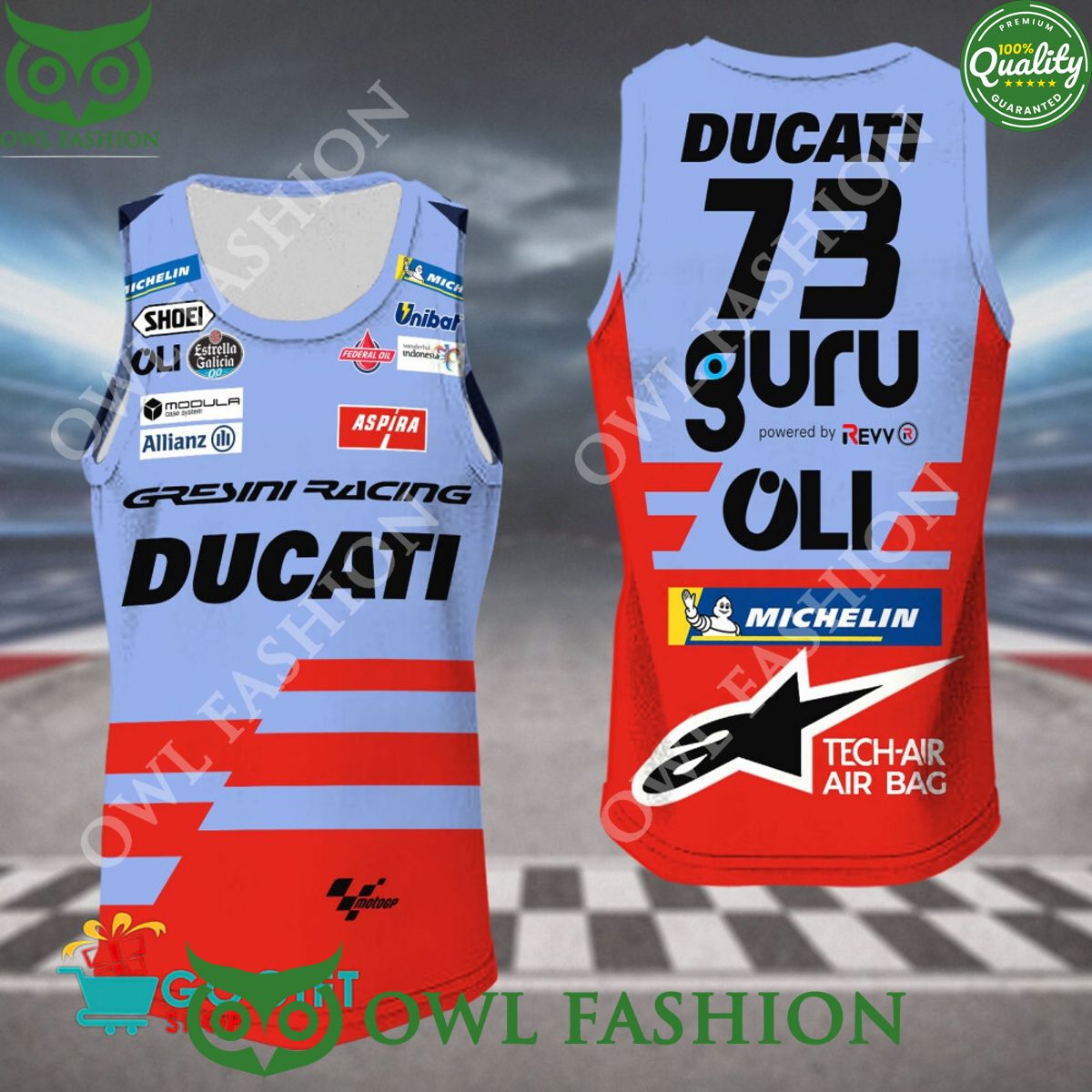 Gresini Racing 2024 Alex Marquez 73 polo shirt collection