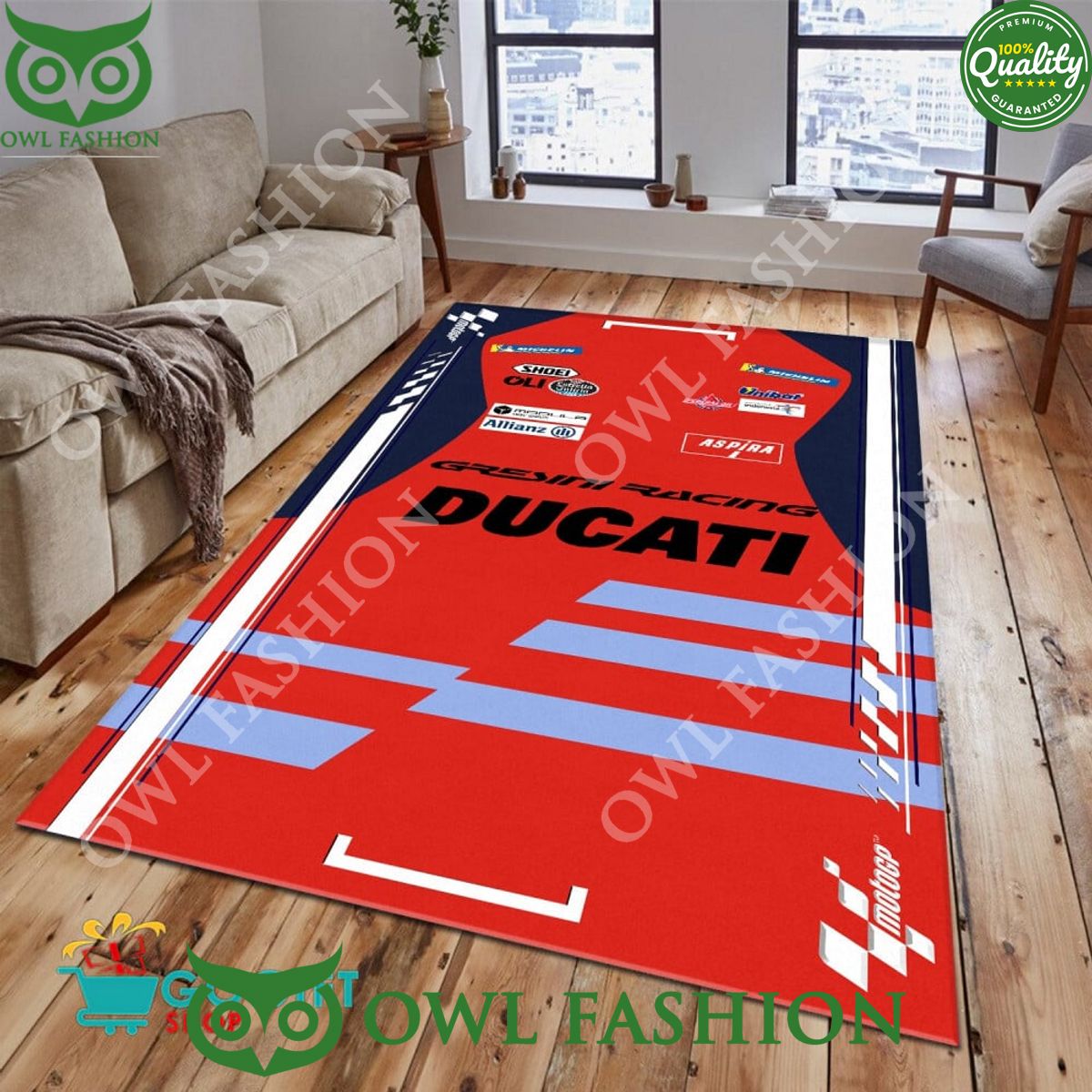 Gresini Racing Ducati Limited Carpet Rug