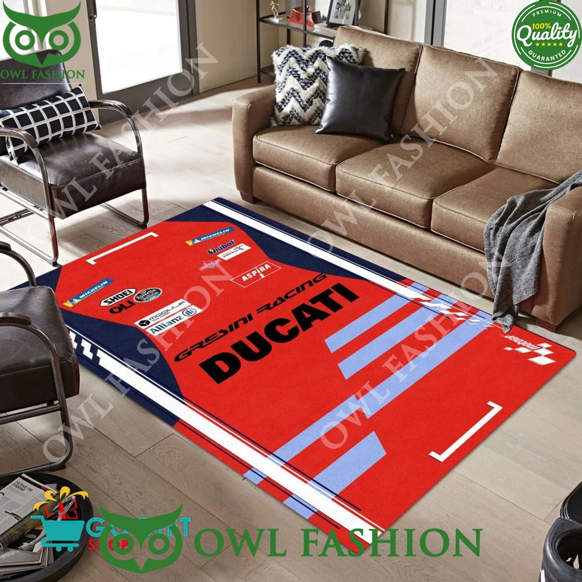 Gresini Racing Ducati Limited Carpet Rug