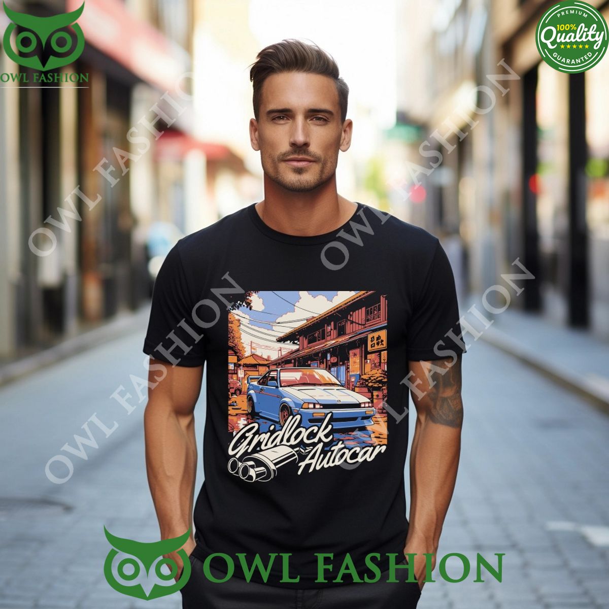 Gridlock Autocar Sport 2d t shirt