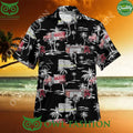 Gronton Fire Department Palm Beach Hawaiian Shirt 2024