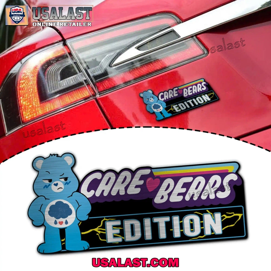 Grumpy Bear 3D Car Badge Custom Car Sticker