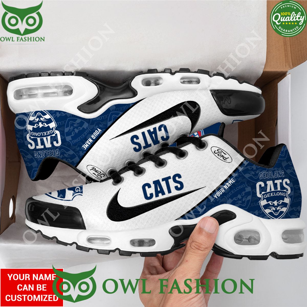 Custom name Geelong Cats Au sport club Air Max Shoes
