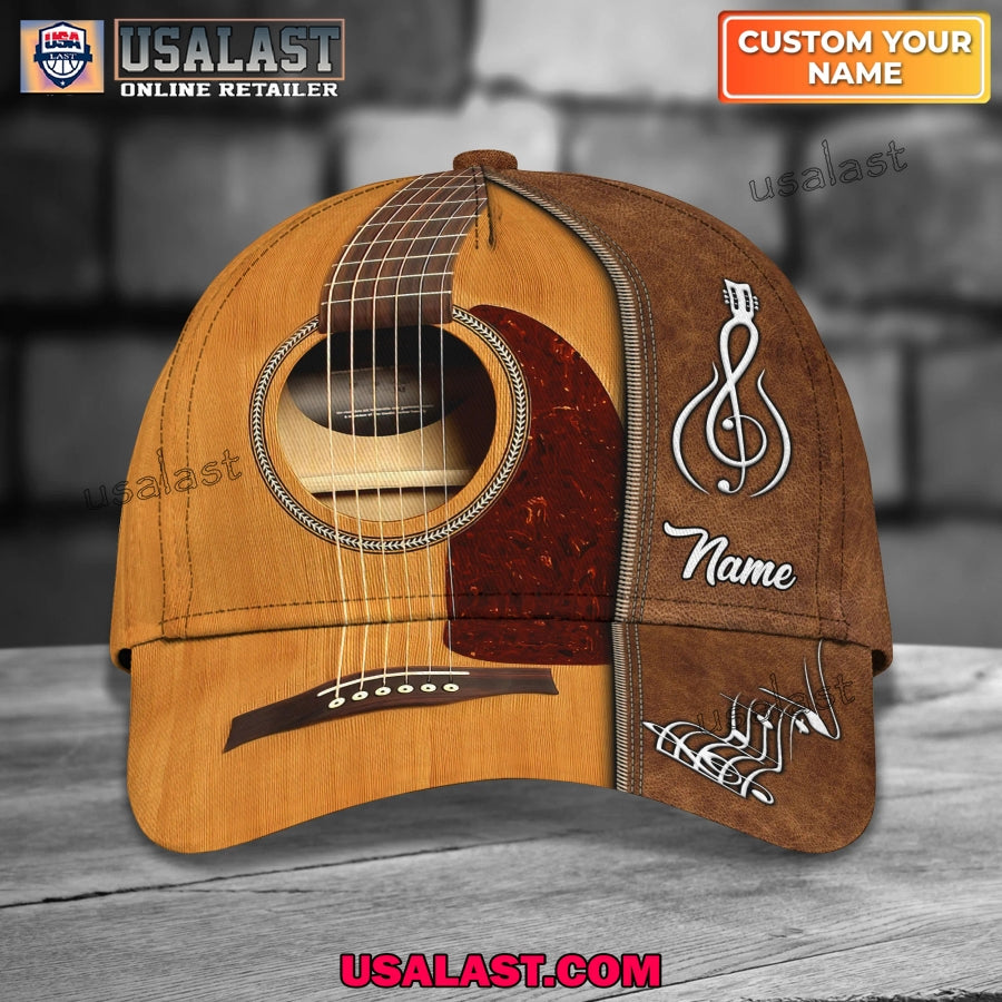 Guitar Custom Name Classic Cap