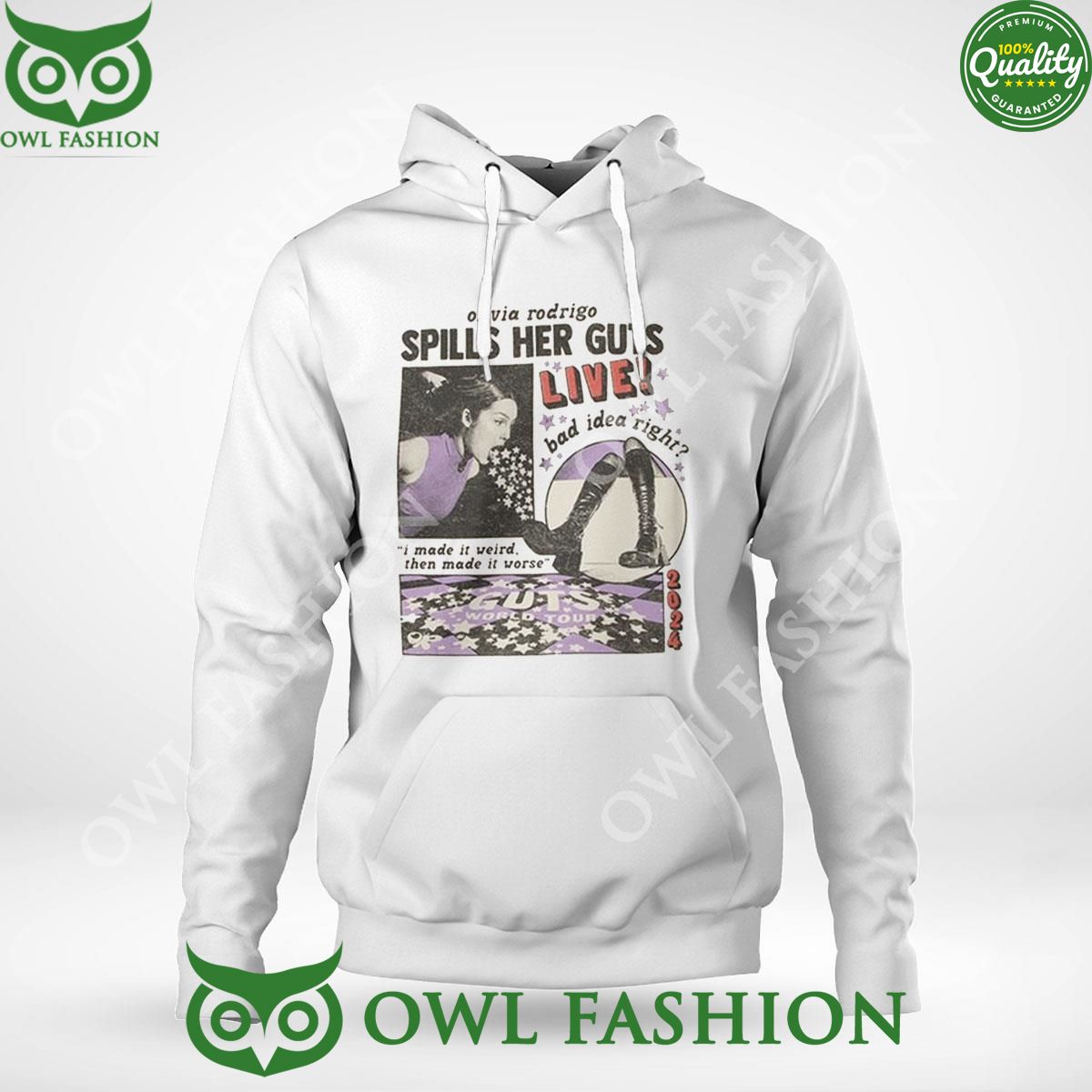 Guts Merch Shop Or Spills Her Guts Live 2024 Shirt