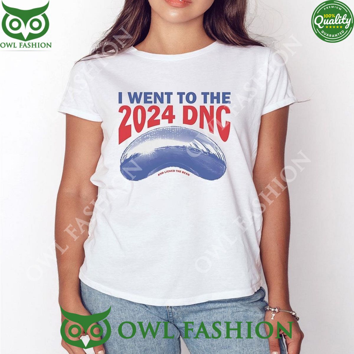 I Went To The 2024 Dnc And Licked The Bean Limited Tshirt