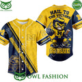 Hail to The Victors Go Blue Michigan Wolverines baseball jersey shirt