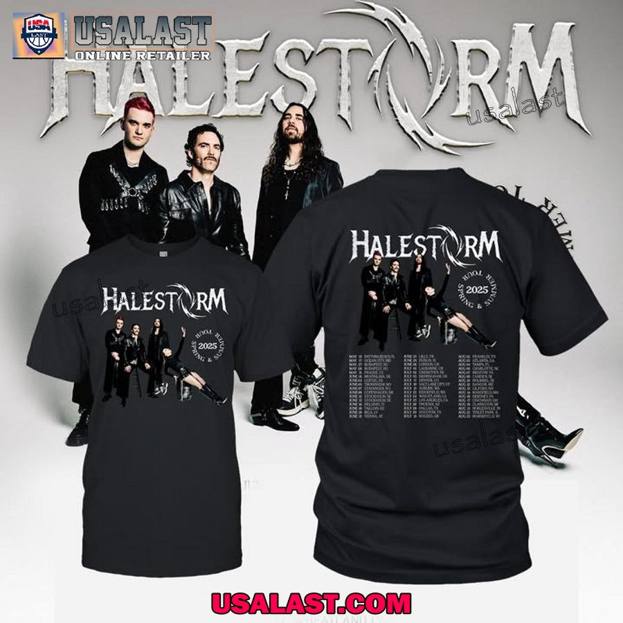 Halestorm 2025 Spring & Summer Tour Classic Tee Shirt