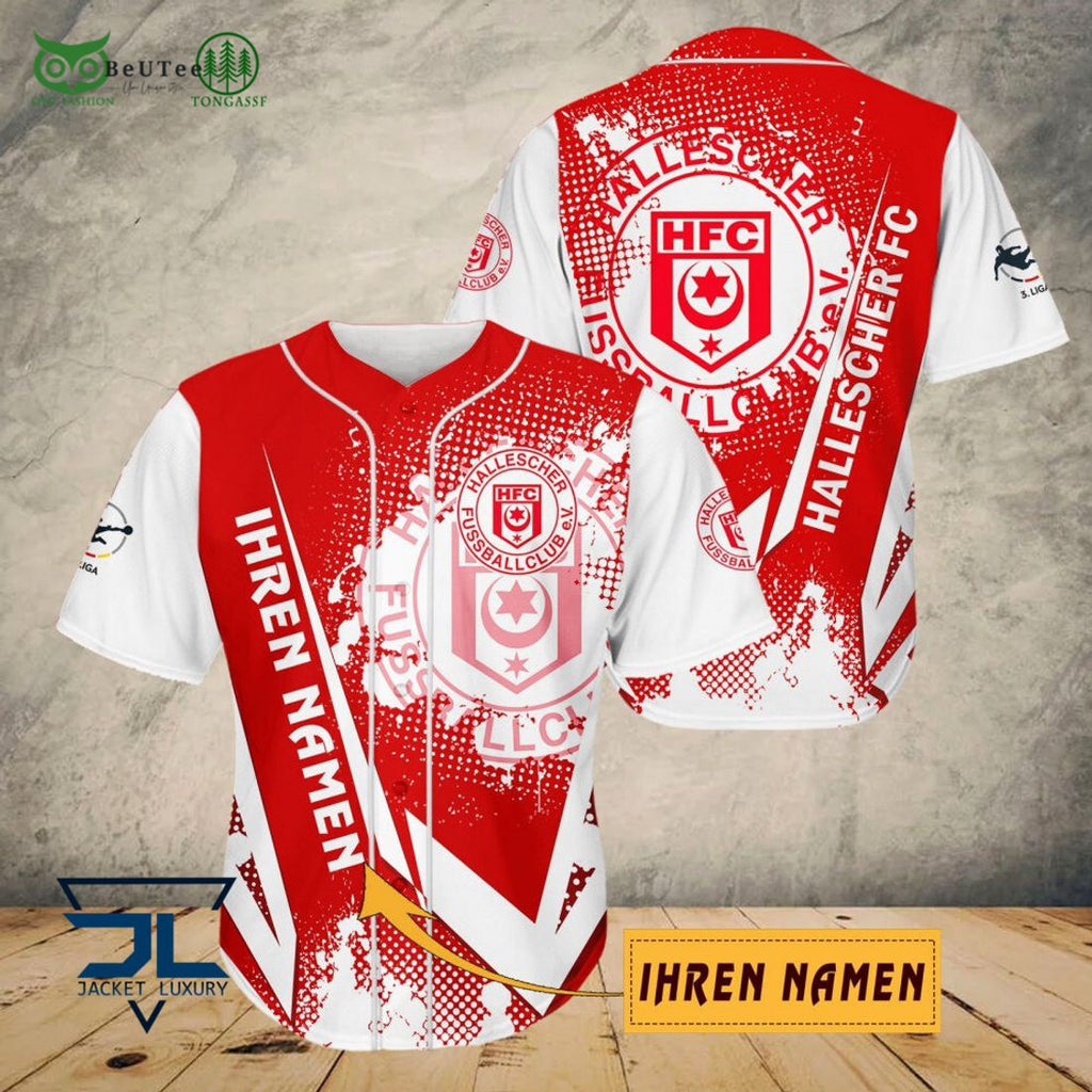 Hallescher FC Iheren Namen AOP 3D Shirt Full
