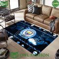 Halloween Manchester City Rectangular Personalized Horror Rug Carpet