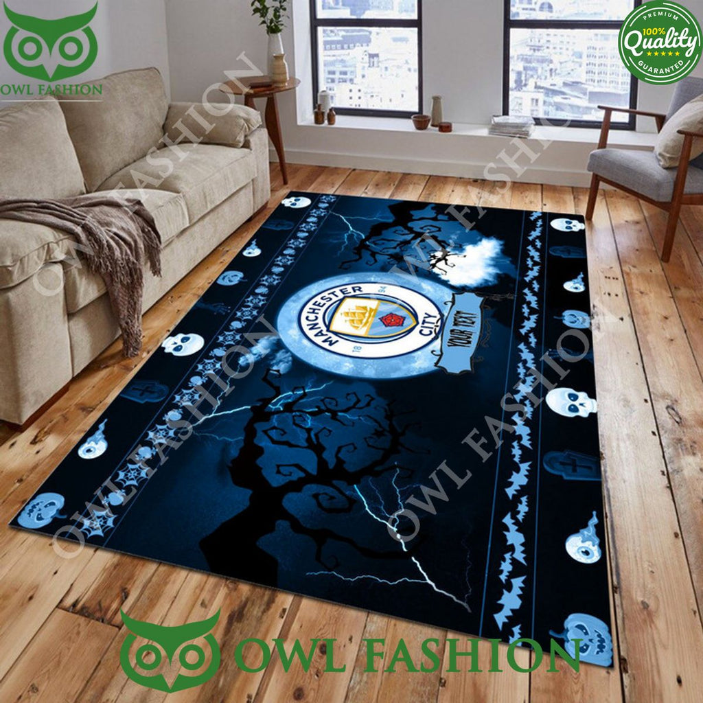 Halloween Manchester City Rectangular Personalized Horror Rug Carpet