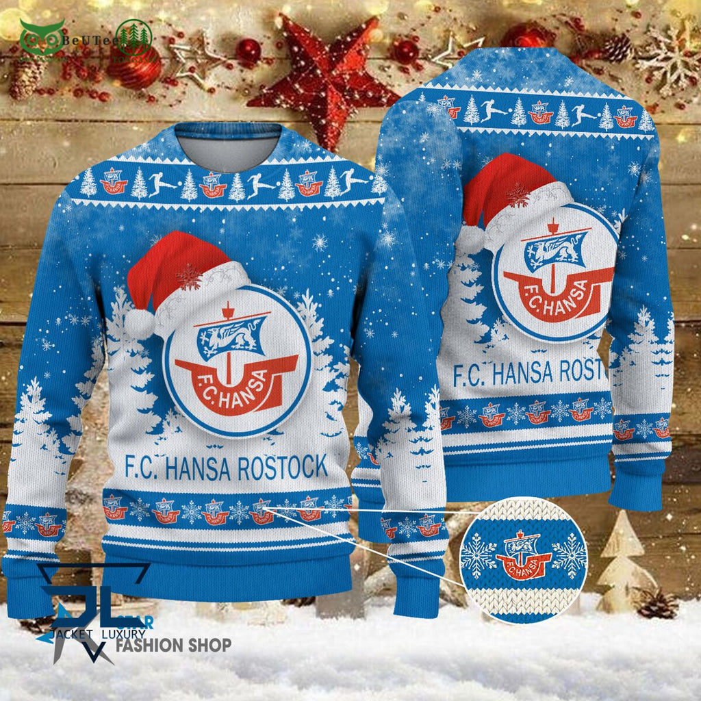 Hansa Rostock Bundesliga Germany League Ugly Sweater